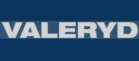 valeryds logotyp mot blå bakgrund